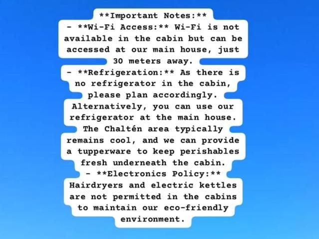 אל צ'אלטן Cerro Electrico - Off The Grid Tiny Houses מראה חיצוני תמונה